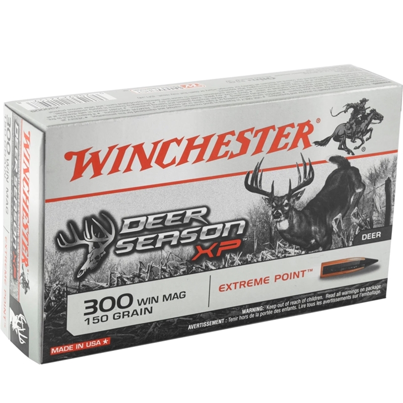 Winchester Deer Season 300 Winchester Magnum Ammo 150 Grain Extreme Point