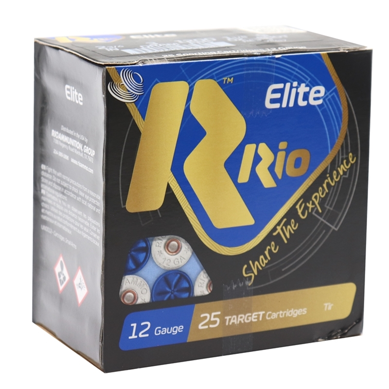 Rio Elite Target 12 Gauge Ammo 2 3/4" 1 1/8oz 9 Shot High