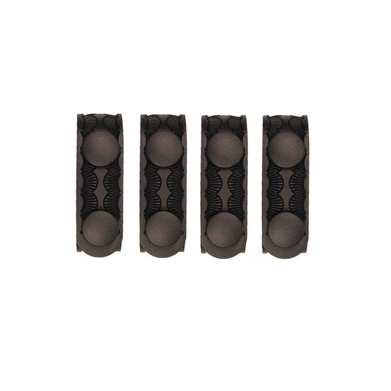 Uncle Mike's Belt Keepers Molded, Set of 4, Snap Close