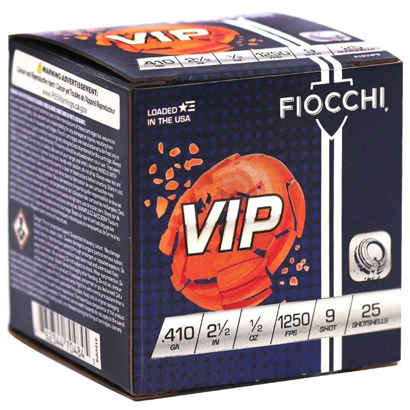 Fiocchi Exacta Target .410 Bore Ammo 2 1/2" 1/2 oz #9 Shot