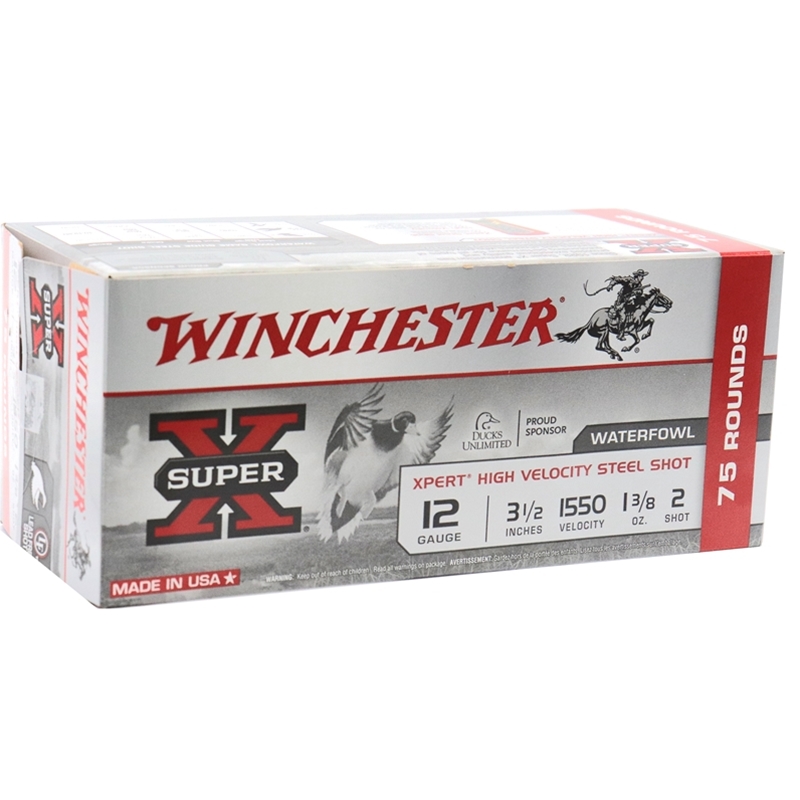 Winchester Super-X Xpert 12 Gauge Ammo 3-1/2" 1-3/8 Oz #2 Steel Shot