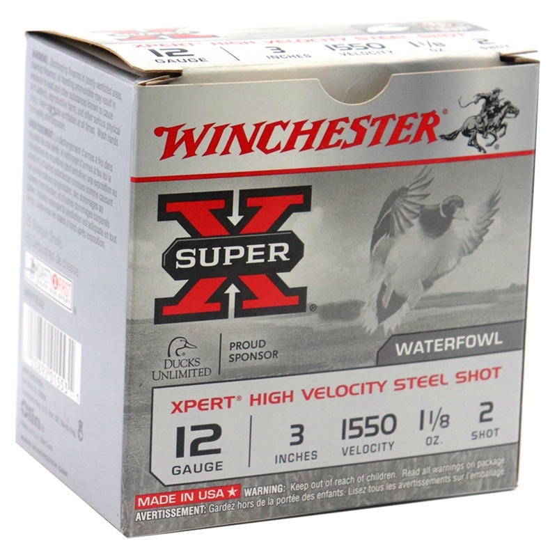 Winchester Super-X Xpert 12 Gauge Ammo 3" 1 1/8 oz #2 Shot 250 Rounds