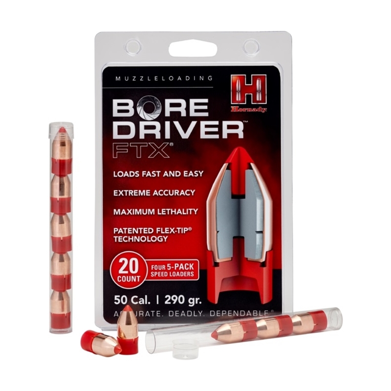 Hornady 50 Cal 499. Ammo 290 Grain Bore Driver FTX Deals