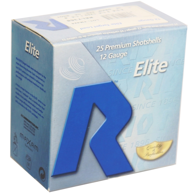 Rio Elite Target 12 Gauge Ammo 2 3/4" 1-1/4oz #8 Shot 250 Rounds