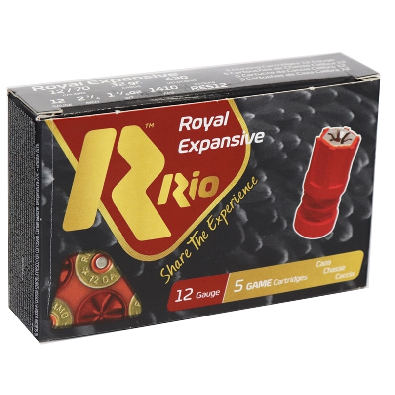 Rio Royal Expansive 12 Gauge Ammo 2-3/4" 1 1/8 oz Slug