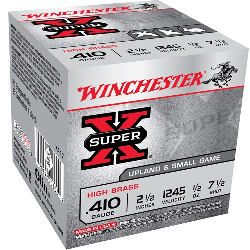 Winchester Super-X 410 Gauge Ammo 2 1/2