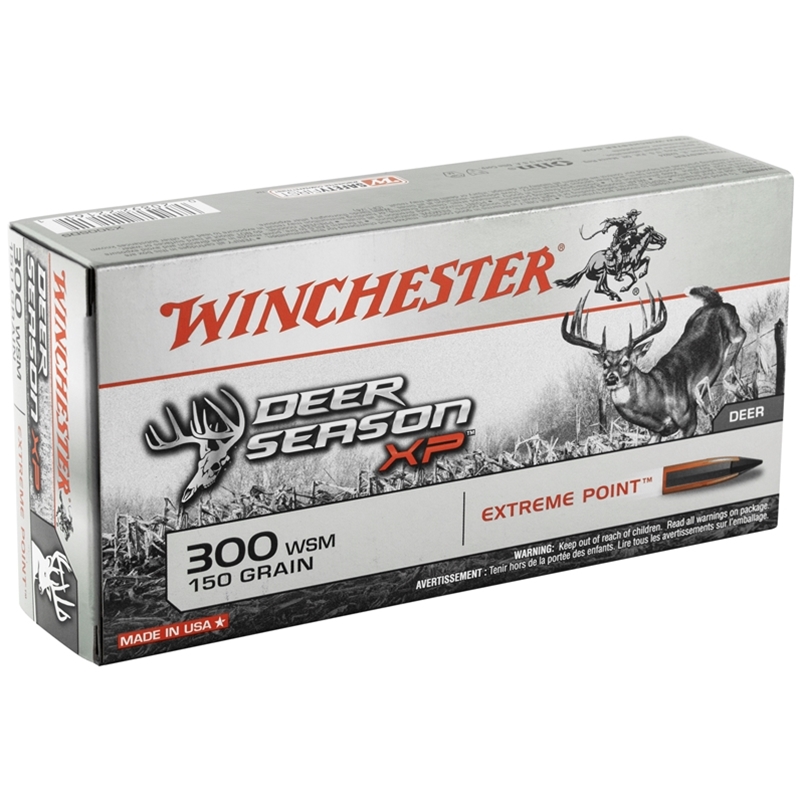Winchester Deer Season XP 300 WSM Ammo 150 Grain Extreme Point Polymer Tip