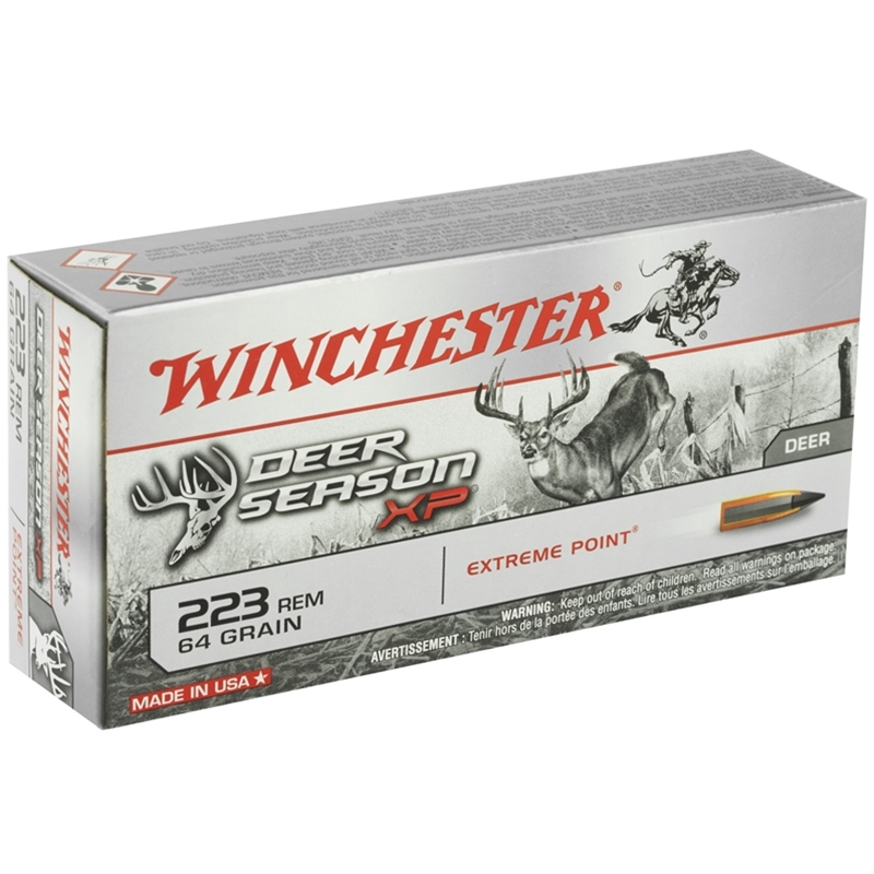 Winchester Deer Season XP 223 Remington 64 Gr Extreme Point Polymer Tip