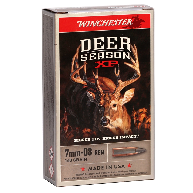 Winchester Deer Season XP 7mm-08 Remington Ammo 140 Gr Extreme Point ...