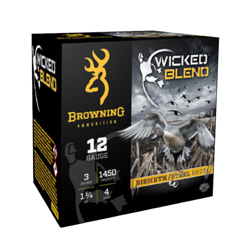 Browning Wicked Blend 12 Gauge Ammo 3 1/2  1 1/2 oz #BB Shotgun Shell