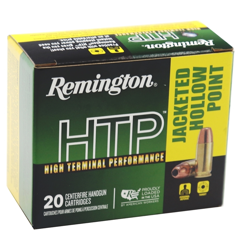 Remington HTP 40 S&W Ammo 155 Grain Jacketed Hollow Point