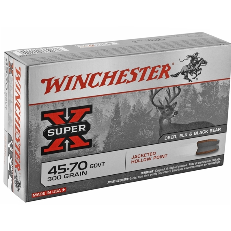 Winchester Super-X 45-70 Government Ammo 300 Gr JHP - Ammo Deals