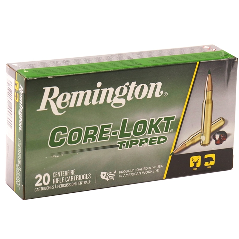 Remington 243 Winchester Ammo 95 Grain Core-Lokt Tipped Jacketed Soft Point