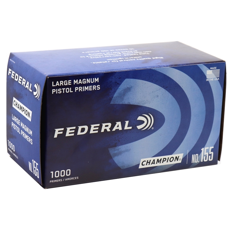 Federal Large Pistol Magnum Primers #155 Box Case of 5000