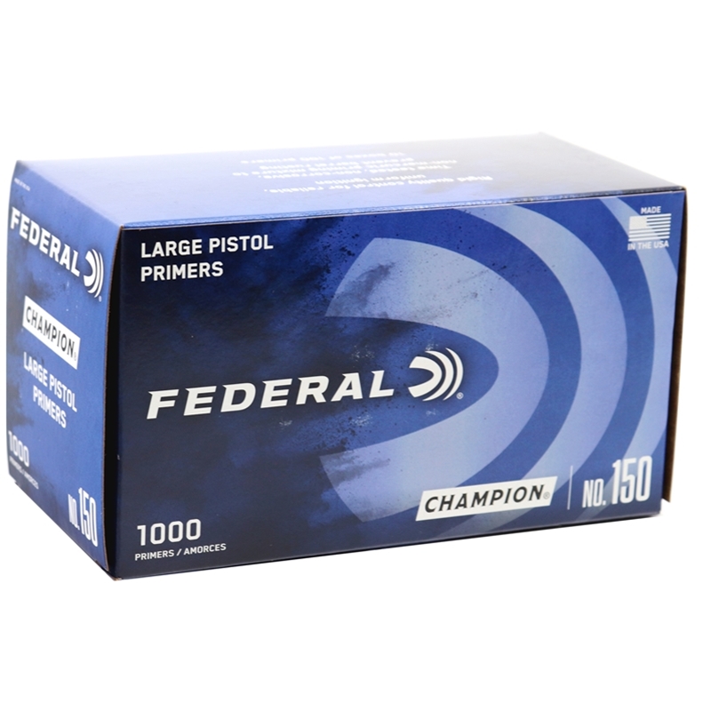 Federal Large Pistol Primers #150 Case of 5000