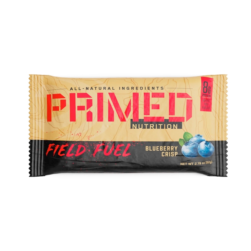 Primed Nutrition Field Fuel Bar Blueberry Crisp Pack of 10