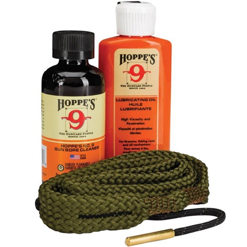 Hoppe's 1-2-3 Done Complete Firearm Cleaning Kit for Pistols Chambered in 9mm/.35 Caliber