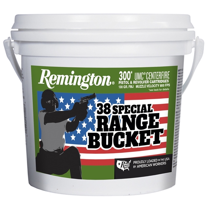 Remington UMC 38 Special Ammo 130 Grain Full Metal Jacket Bucket