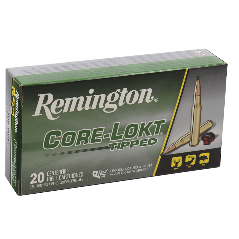 Remington 308 Winchester Ammo 165 Grain Core-Lokt Tipped Polymer Tip