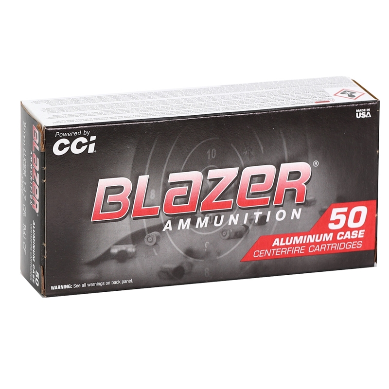 CCI Blazer Cleanfire 9mm Luger Ammo 147 Grain Total Metal Jacket