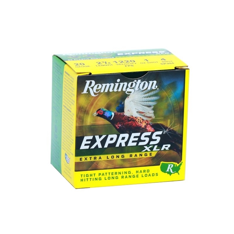 Remington Express ELR 20 Gauge Ammo 2 3/4" 1oz. #4 Lead Shot
