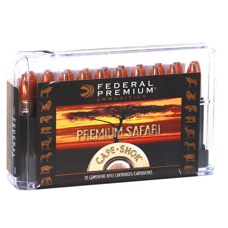 Federal Premium Safari 458 Winchester Magnum Ammo 500 Gr Swift A-Frame ...