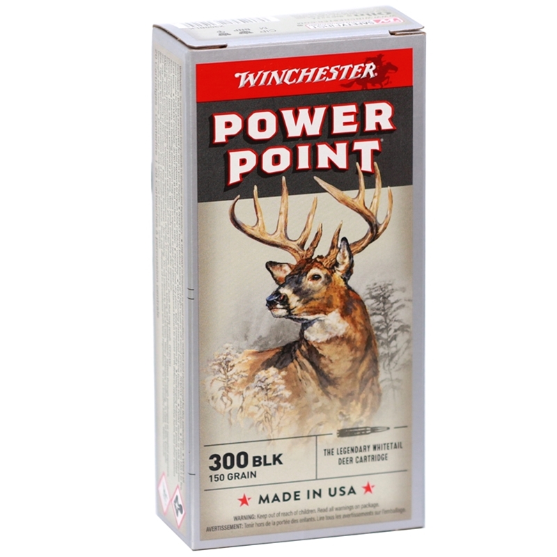 Winchester Power Point 300 AAC Blackout Ammo 150 Gr SP - Ammo Deals