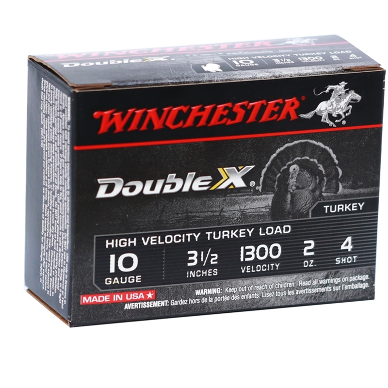 Winchester Double X High Velocity Turkey Lead Shot 10 Gauge Ammo 4