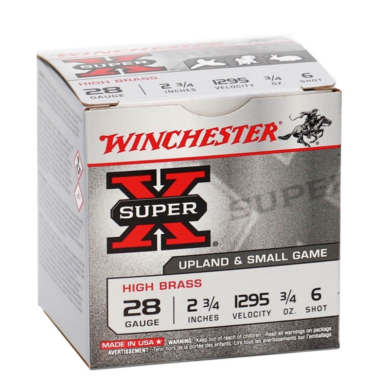 Winchester Super-X High Brass 28 Gauge Ammo 2-3/4