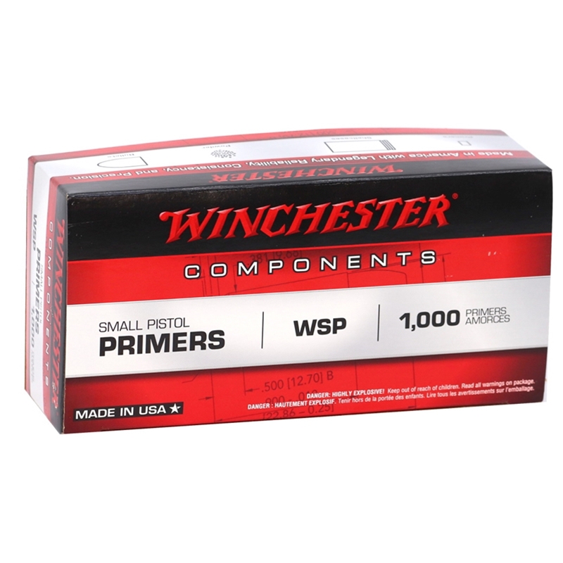 Winchester Small Pistol Primers #1-1/2