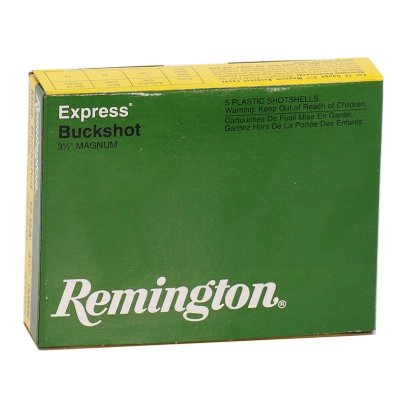 Remington Express 12 Gauge Ammo  3 1/2" 2 1/4 oz. 00 Buckshot