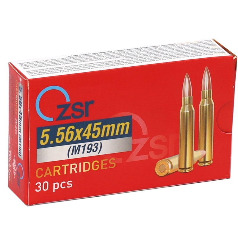 りー ZSR 5.56x45mm NATO M193 Ammo 55 Grain Full Metal Jacket - ZSR556M193