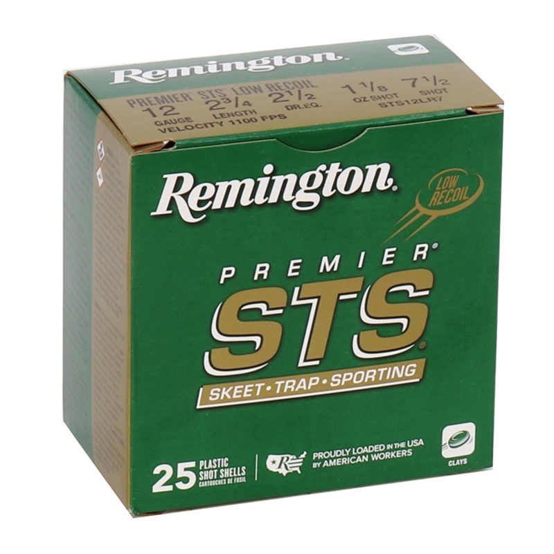 Remington Premier STS 12 Gauge Ammo 23/4" 11/8 oz 7.5 Lead Shot