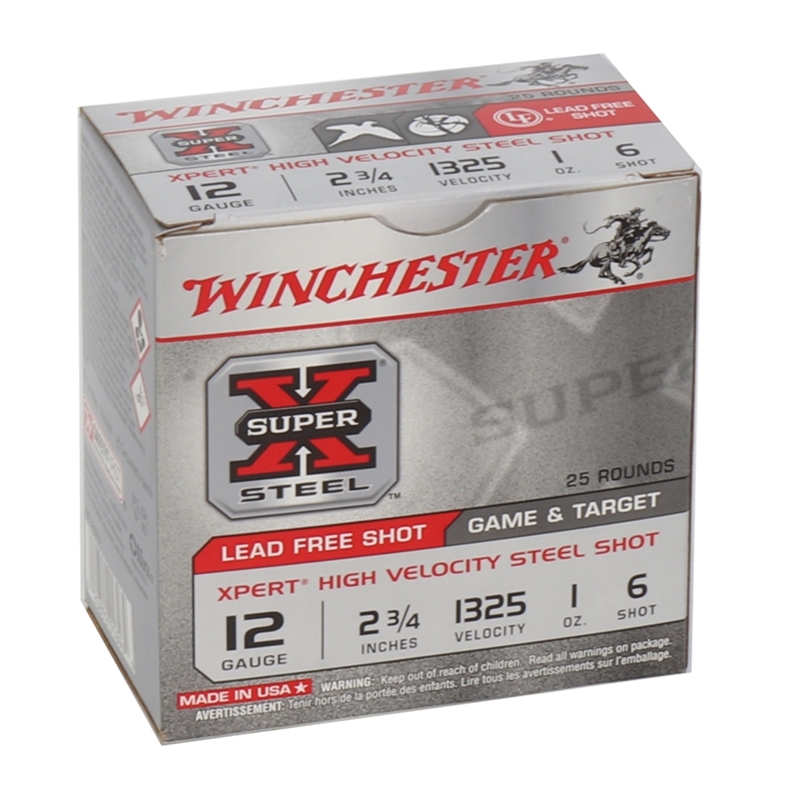 Winchester Super X Xpert HV 12 Gauge Ammo 2 3/4" 1 oz #6 Shot 250 ... image.