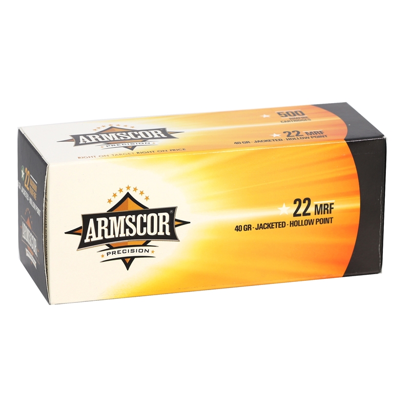 Armscor Precision 22 WMR 40 Grain Jacketed Hollow Point