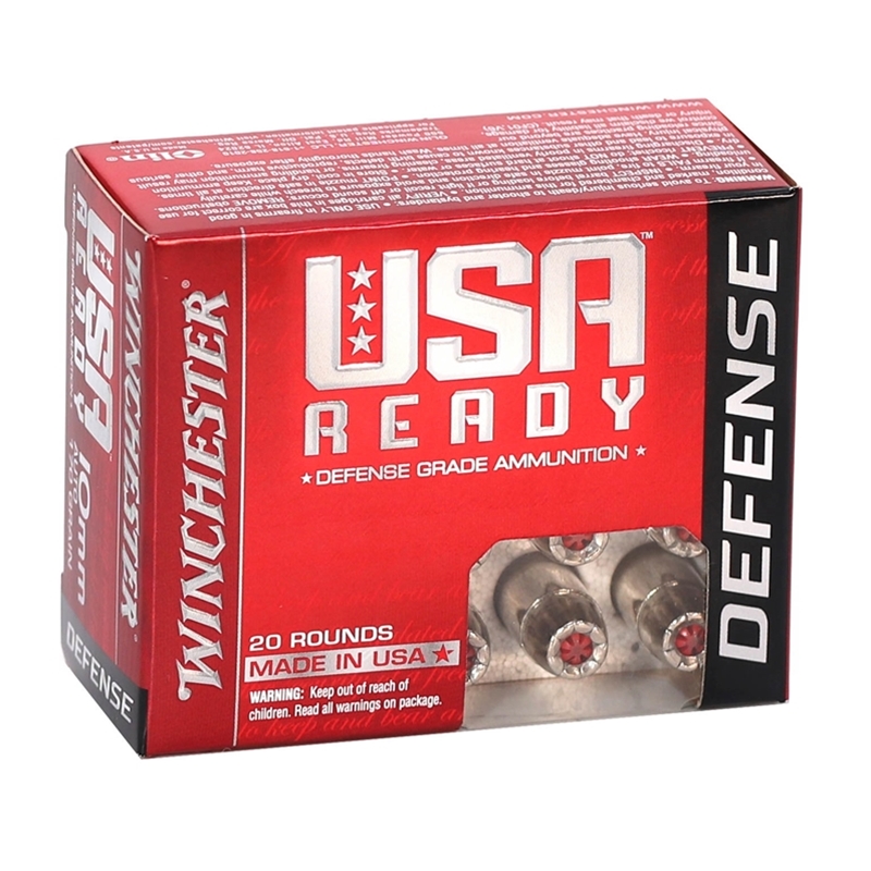 Winchester USA Ready 10 mm Ammo 170 Grain Hex Vent Hollow Point