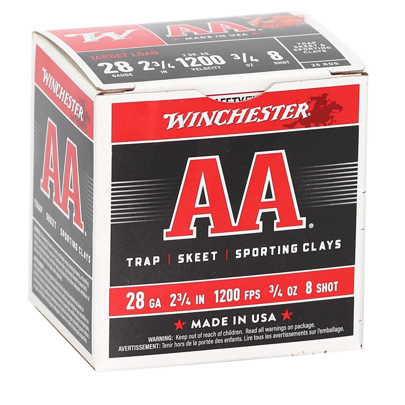 Winchester AA Target Loads 28 Gauge Ammo 2 3/4