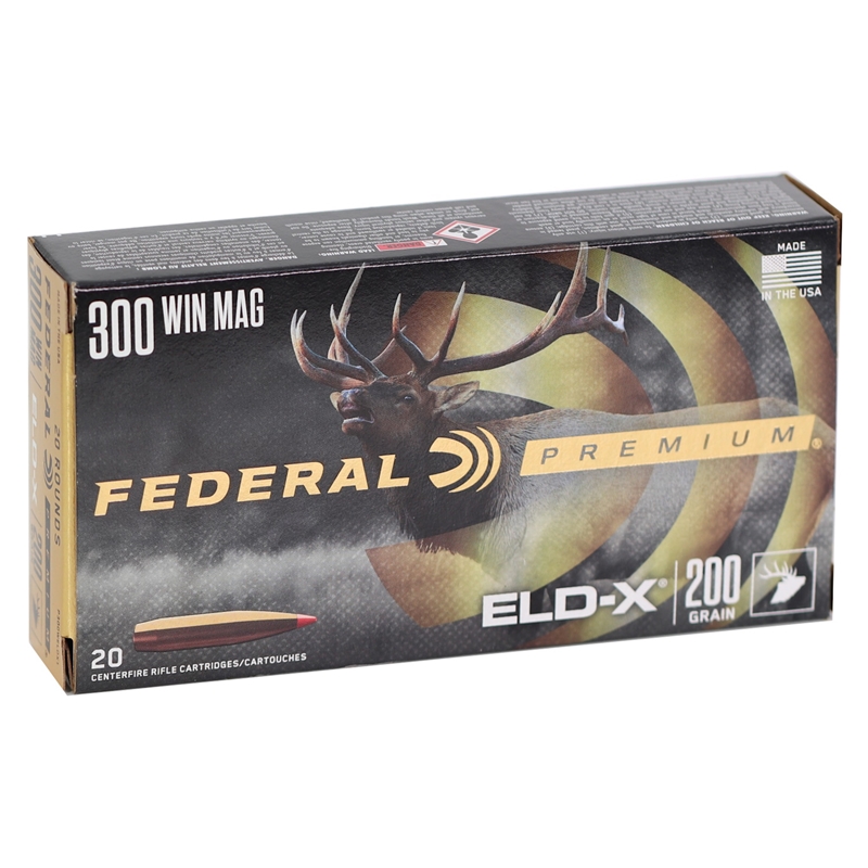 Federal Premium 300 Winchester Magnum Ammo 200 Grain ELD-X - P300WELDX1