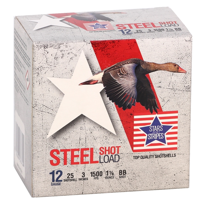 Stars & Stripes Steel Load 12 Gauge Ammo 3