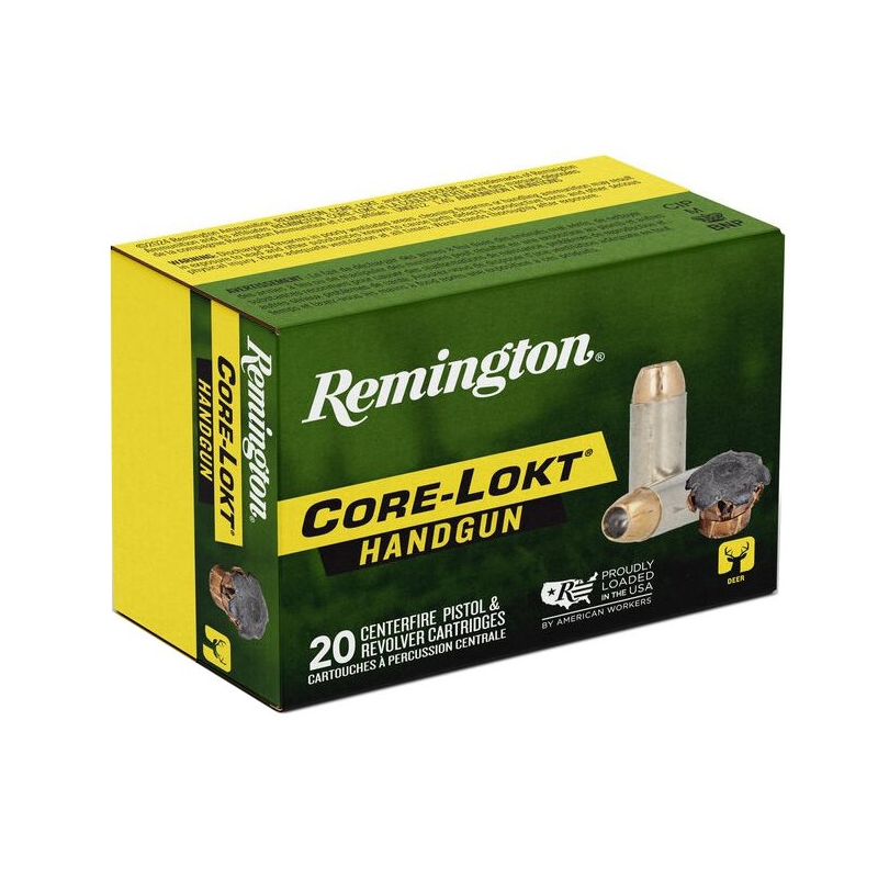 Remington Core‑Lokt 44 Remington Magnum Ammo 240 Grain Jacketed Hollow Point - R20228