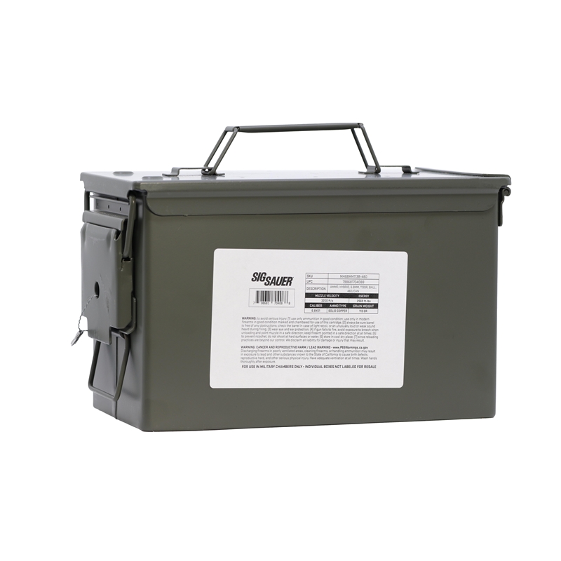 NEW Sig Sauer Hybrid Ball 6.8x51mm Ammo 113 Grain FMJ - Case 460