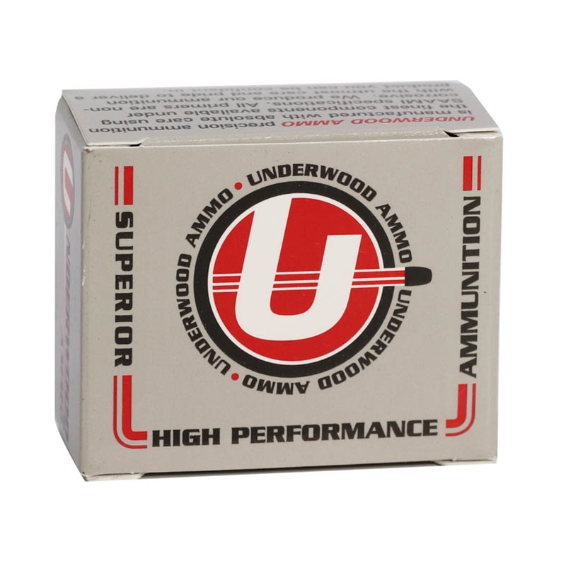 Underwood Sporting 9mm Luger +P+ Ammo 115 Grain Jacketed Hollow Point - 112