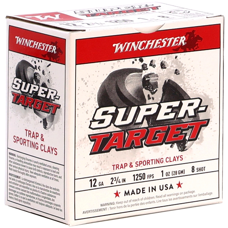 Winchester Super Target 12 Gauge Ammo 2 3/4