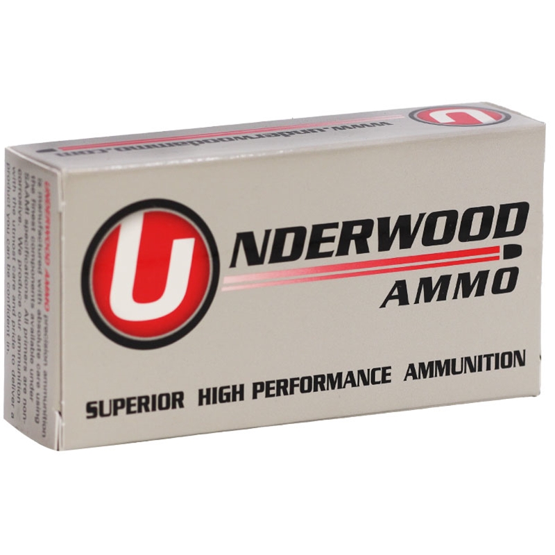 Underwood 9mm Luger +P+ Ammo 147 Grain Full Metal Jacket Flat Nose - 111