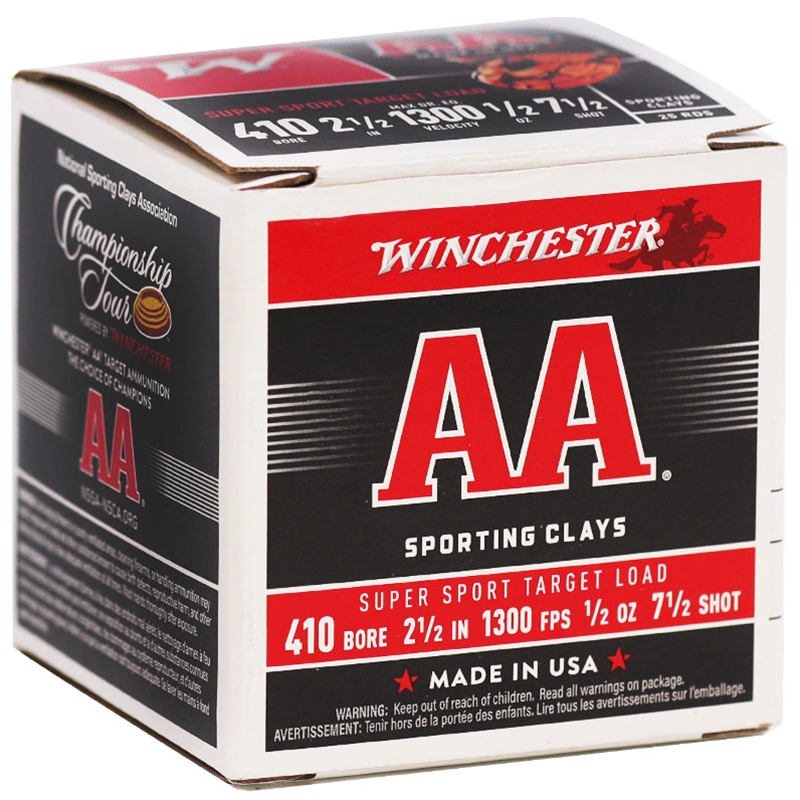 Winchester AA Sporting Clays 410 Bore Ammo 2 1/2