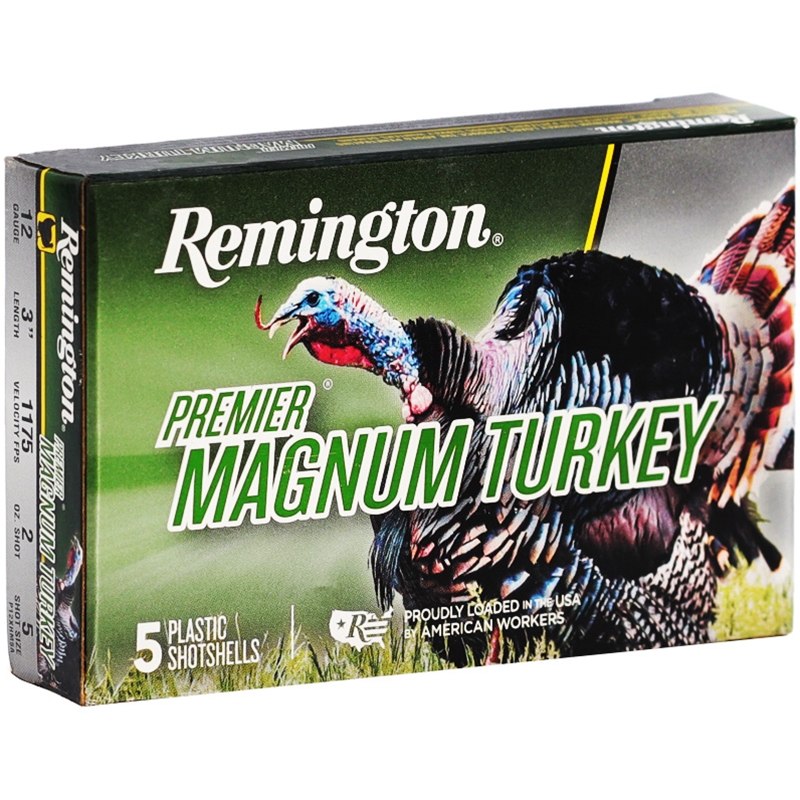 Remington Premier Magnum Turkey 12 Gauge Ammo 3'' 2 oz #5 Lead Shot - P12XHM5A