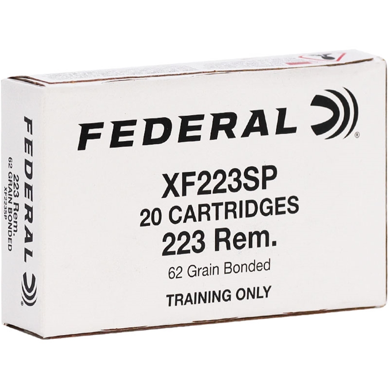 Federal 223 Ammo 62 Grain Bonded Soft Point - XF223SP