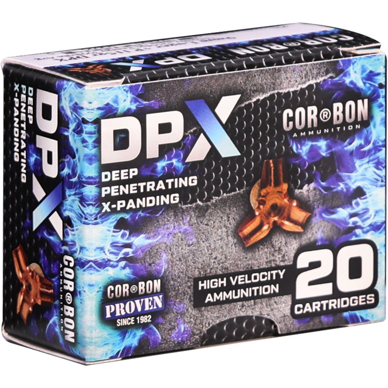 CorBon DPX 9mm Luger +P Ammo 115 Grain Deep Penetrating X Bullet