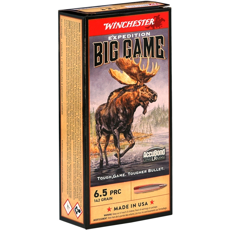 Winchester Expedition Big Game 6.5 PRC Ammo 142 Grain AccuBond Long Range - S65PLR