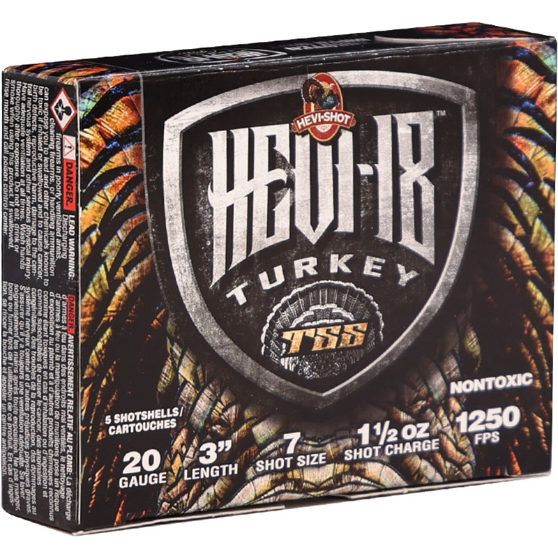 HEVI-Shot HEVI-18 TSS Turkey 20 Gauge 3″ 1 1/2 oz #7 Tungsten Shot